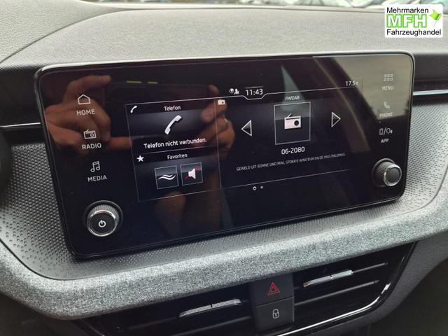 Skoda Kamiq 1.5 TSI 150PS DSG Selection AHK Klimaautomatik Sitzheizung R&uuml;ckf.Kamera PDC Apple CarPlay + Android Auto Tempomat Garantieverl&auml;ngerung 16"LM 