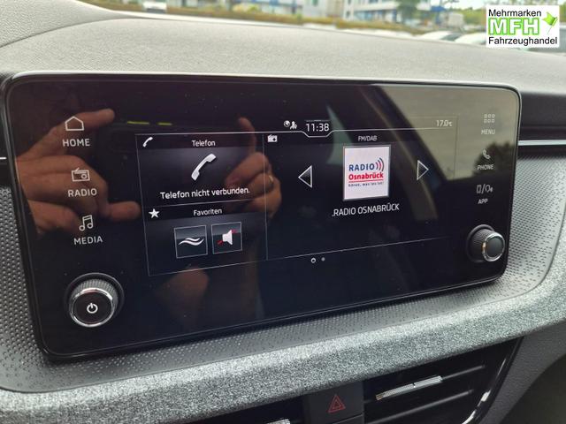 Skoda Kamiq 1.5 TSI 150PS DSG Selection Klimaautomatik Sitzheizung R&uuml;ckf.Kamera PDC Apple CarPlay + Android Auto Tempomat Garantieverl&auml;ngerung 16"LM 