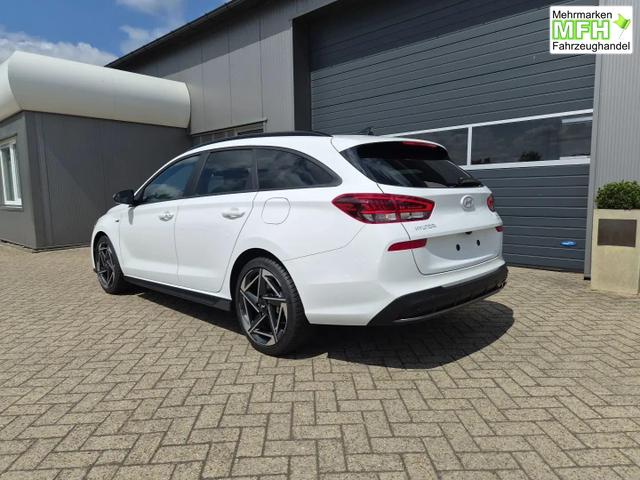 Hyundai i30 Kombi 1.6 T-GDI 150PS Automatik N-Line Sitzheizung Lenkradheizung Klimaautomatik Navi 10,3"-Touchscreen Bluelink Apple CarPlay + Android Auto PDC v+h R&uuml;ckf.Kamera 18-LM 