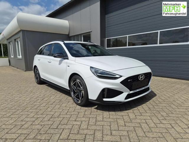 Hyundai i30 Kombi 1.6 T-GDI 150PS Automatik N-Line Sitzheizung Lenkradheizung Klimaautomatik Navi 10,3"-Touchscreen Bluelink Apple CarPlay + Android Auto PDC v+h R&uuml;ckf.Kamera 18-LM 