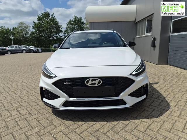 Hyundai i30 Kombi 1.6 T-GDI 150PS Automatik N-Line Sitzheizung Lenkradheizung Klimaautomatik Navi 10,3"-Touchscreen Bluelink Apple CarPlay + Android Auto PDC v+h R&uuml;ckf.Kamera 18-LM 