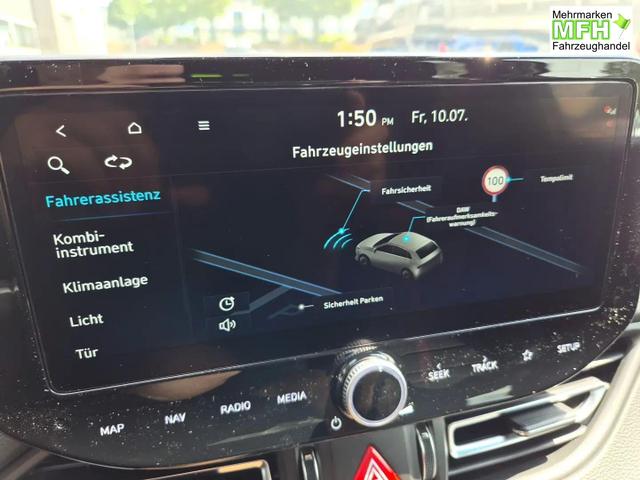 Hyundai i30 Kombi 1.6 T-GDI 150PS Automatik N-Line Sitzheizung Lenkradheizung Klimaautomatik Navi 10,3"-Touchscreen Bluelink Apple CarPlay + Android Auto PDC v+h R&uuml;ckf.Kamera 18-LM 