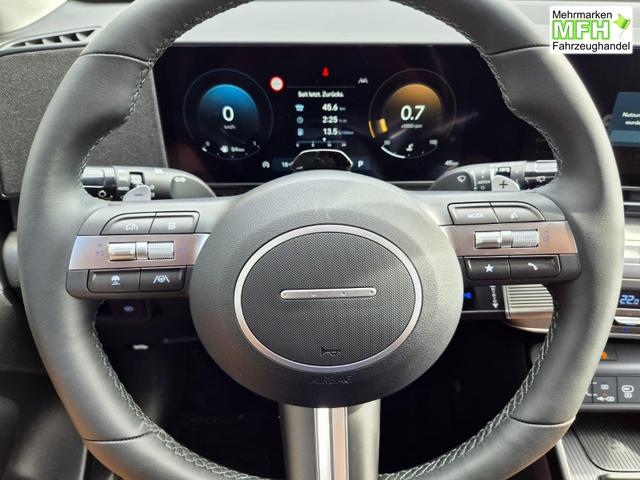 Hyundai KONA Trend 1.6 T-GDI 150PS Automatik Voll-LED-Scheinw. Sitzheizung Lenkradheizung ACC Klimaautomatik Navi Touchscreen DAB+ Apple CarPlay + Android Auto PDC v+h R&uuml;ckf.Kamera 2xKeyless 17-LM 