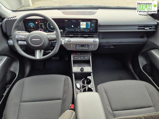 Hyundai KONA Trend 1.6 T-GDI 150PS Automatik Voll-LED-Scheinw. Sitzheizung Lenkradheizung ACC Klimaautomatik Navi Touchscreen DAB+ Apple CarPlay + Android Auto PDC v+h R&uuml;ckf.Kamera 2xKeyless 17-LM 