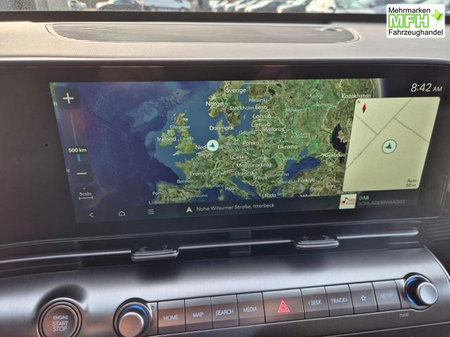 Hyundai KONA Trend 1.6 T-GDI 150PS Automatik Voll-LED-Scheinw. Sitzheizung Lenkradheizung ACC Klimaautomatik Navi Touchscreen DAB+ Apple CarPlay + Android Auto PDC v+h R&uuml;ckf.Kamera 2xKeyless 17-LM 
