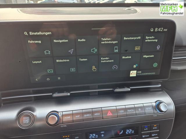Hyundai KONA Trend 1.6 T-GDI 150PS Automatik Voll-LED-Scheinw. Sitzheizung Lenkradheizung ACC Klimaautomatik Navi Touchscreen DAB+ Apple CarPlay + Android Auto PDC v+h R&uuml;ckf.Kamera 2xKeyless 17-LM 