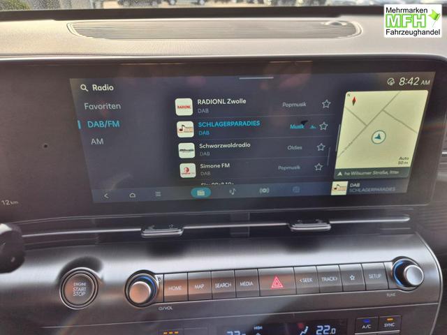 Hyundai KONA Trend 1.6 T-GDI 150PS Automatik Voll-LED-Scheinw. Sitzheizung Lenkradheizung ACC Klimaautomatik Navi Touchscreen DAB+ Apple CarPlay + Android Auto PDC v+h R&uuml;ckf.Kamera 2xKeyless 17-LM 