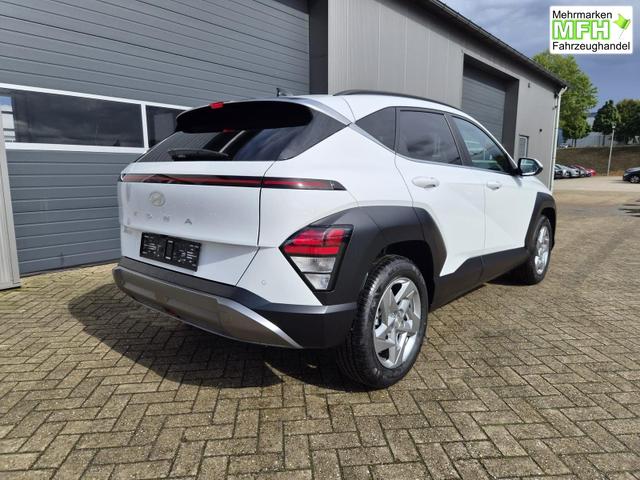 Hyundai KONA Trend 1.6 T-GDI 150PS Automatik Voll-LED-Scheinw. Sitzheizung Lenkradheizung ACC Klimaautomatik Navi Touchscreen DAB+ Apple CarPlay + Android Auto PDC v+h R&uuml;ckf.Kamera 2xKeyless 17-LM 