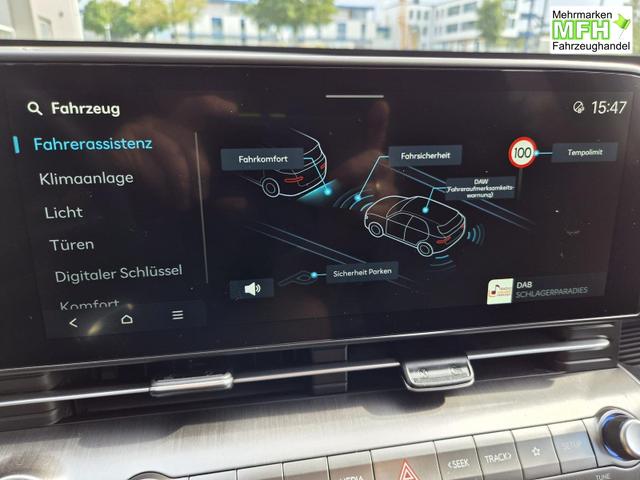 Hyundai KONA Trend 1.6 T-GDI 150PS Automatik Voll-LED-Scheinw. Sitzheizung Lenkradheizung ACC Klimaautomatik Navi Touchscreen DAB+ Apple CarPlay + Android Auto PDC v+h R&uuml;ckf.Kamera 2xKeyless 17-LM 