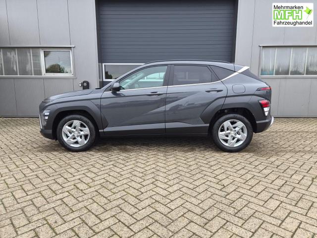 Hyundai KONA Trend 1.6 T-GDI 150PS Voll-LED-Scheinw. Sitzheizung Lenkradheizung Klimaautomatik Tempomat Navi Touchscreen DAB+ Apple CarPlay + Android Auto PDC v+h R&uuml;ckf.Kamera 2xKeyless 17-LM 