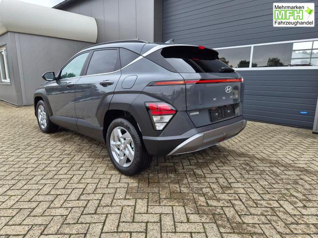 Hyundai KONA Trend 1.6 T-GDI 150PS Voll-LED-Scheinw. Sitzheizung Lenkradheizung Klimaautomatik Tempomat Navi Touchscreen DAB+ Apple CarPlay + Android Auto PDC v+h R&uuml;ckf.Kamera 2xKeyless 17-LM 
