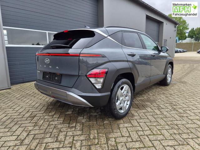 Hyundai KONA Trend 1.6 T-GDI 150PS Voll-LED-Scheinw. Sitzheizung Lenkradheizung Klimaautomatik Tempomat Navi Touchscreen DAB+ Apple CarPlay + Android Auto PDC v+h R&uuml;ckf.Kamera 2xKeyless 17-LM 