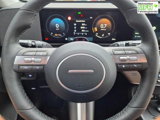 Hyundai KONA Trend 1.6 T-GDI 150PS Voll-LED-Scheinw. Sitzheizung Lenkradheizung Klimaautomatik Tempomat Navi Touchscreen DAB+ Apple CarPlay + Android Auto PDC v+h R&uuml;ckf.Kamera 2xKeyless 17-LM 