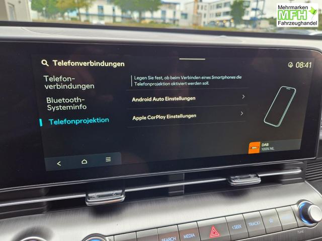 Hyundai KONA Trend 1.6 T-GDI 150PS Voll-LED-Scheinw. Sitzheizung Lenkradheizung Klimaautomatik Tempomat Navi Touchscreen DAB+ Apple CarPlay + Android Auto PDC v+h R&uuml;ckf.Kamera 2xKeyless 17-LM 