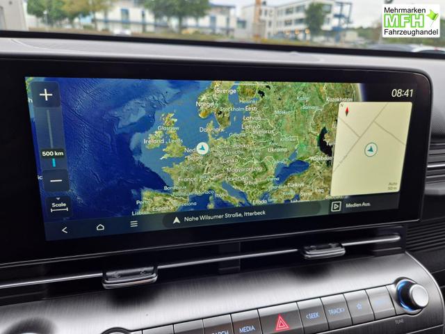 Hyundai KONA Trend 1.6 T-GDI 150PS Voll-LED-Scheinw. Sitzheizung Lenkradheizung Klimaautomatik Tempomat Navi Touchscreen DAB+ Apple CarPlay + Android Auto PDC v+h R&uuml;ckf.Kamera 2xKeyless 17-LM 