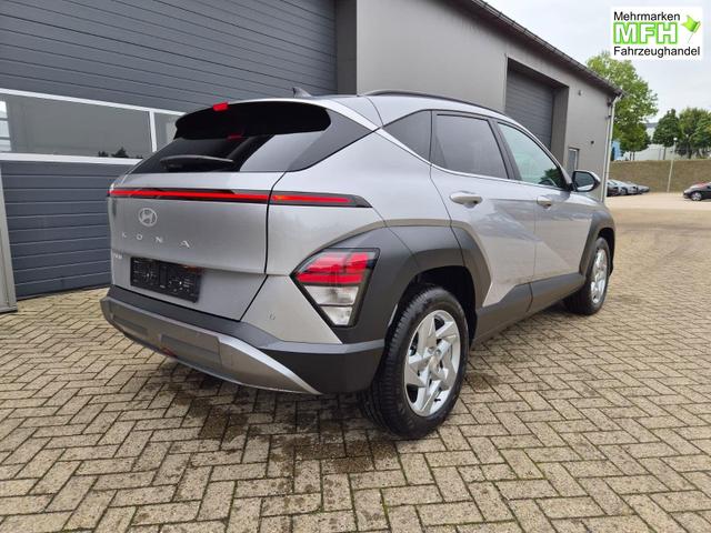 Hyundai KONA Trend 1.6 T-GDI 150PS Voll-LED-Scheinw. Sitzheizung Lenkradheizung Klimaautomatik Tempomat Navi Touchscreen DAB+ Apple CarPlay + Android Auto PDC v+h R&uuml;ckf.Kamera 2xKeyless 17-LM 