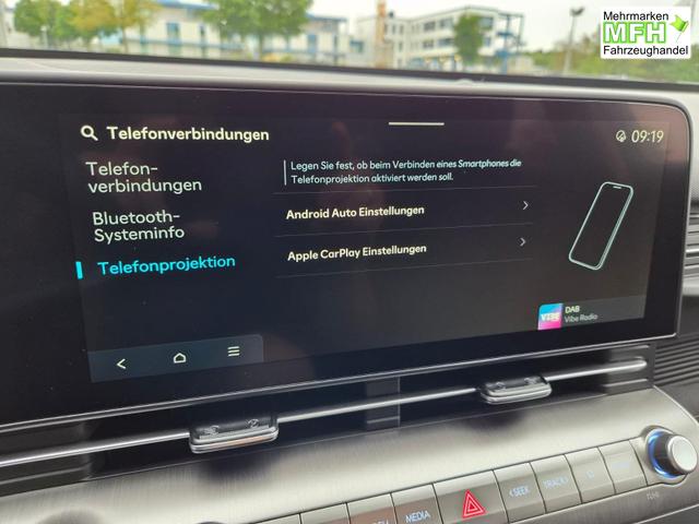Hyundai KONA Trend 1.6 T-GDI 150PS Voll-LED-Scheinw. Sitzheizung Lenkradheizung Klimaautomatik Tempomat Navi Touchscreen DAB+ Apple CarPlay + Android Auto PDC v+h R&uuml;ckf.Kamera 2xKeyless 17-LM 