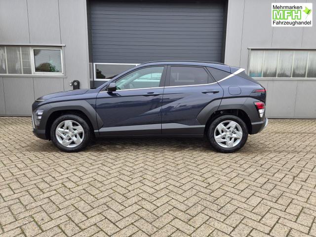 Hyundai KONA Trend 1.6 T-GDI 150PS Voll-LED-Scheinw. Sitzheizung Lenkradheizung Klimaautomatik Tempomat Navi Touchscreen DAB+ Apple CarPlay + Android Auto PDC v+h R&uuml;ckf.Kamera 2xKeyless 17-LM 