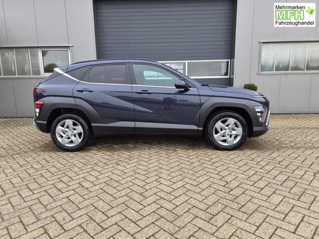 Hyundai KONA Trend 1.6 T-GDI 150PS Voll-LED-Scheinw. Sitzheizung Lenkradheizung Klimaautomatik Tempomat Navi Touchscreen DAB+ Apple CarPlay + Android Auto PDC v+h R&uuml;ckf.Kamera 2xKeyless 17-LM 