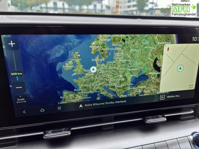 Hyundai KONA Trend 1.6 T-GDI 150PS Voll-LED-Scheinw. Sitzheizung Lenkradheizung Klimaautomatik Tempomat Navi Touchscreen DAB+ Apple CarPlay + Android Auto PDC v+h R&uuml;ckf.Kamera 2xKeyless 17-LM 