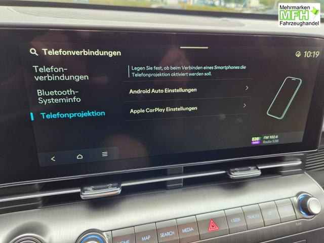 Hyundai KONA Trend 1.6 T-GDI 150PS Voll-LED-Scheinw. Sitzheizung Lenkradheizung Klimaautomatik Tempomat Navi Touchscreen DAB+ Apple CarPlay + Android Auto PDC v+h R&uuml;ckf.Kamera 2xKeyless 17-LM 