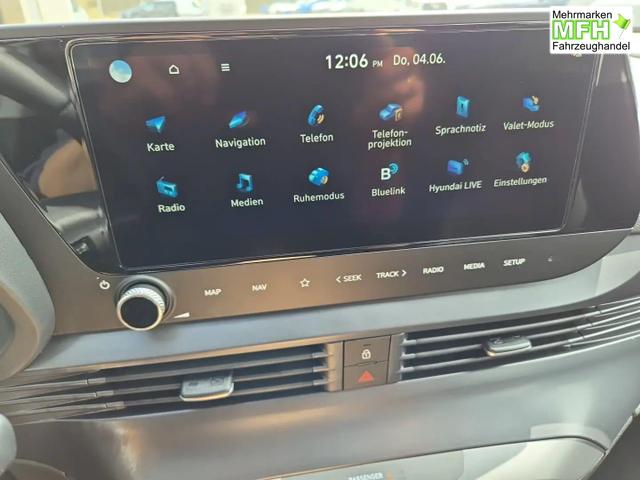Hyundai i20 1.0 T-GDI 90PS Automatik 5-T&uuml;rer Sitzheizung Lenkradheizung R&uuml;ckf.Kamera PDC Klima Apple CarPlay Android Auto Tempomat Touchscreen 