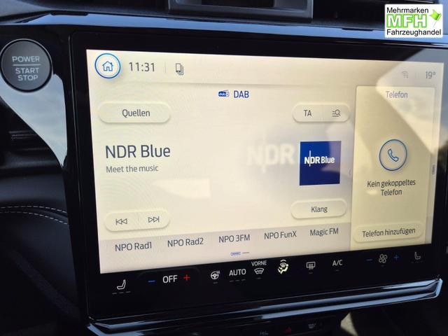 Ford Puma Titanium 1.0 Hybrid 125PS Autom. abnehm. AHK ACC 4xKamera Klimaautomatik Sitzheizung Lenkradheizung Frontscheibe beheizb. LED-Scheinwerfer SYNC4 Bluetooth Apple CarPlay Android Auto PDC v+h 