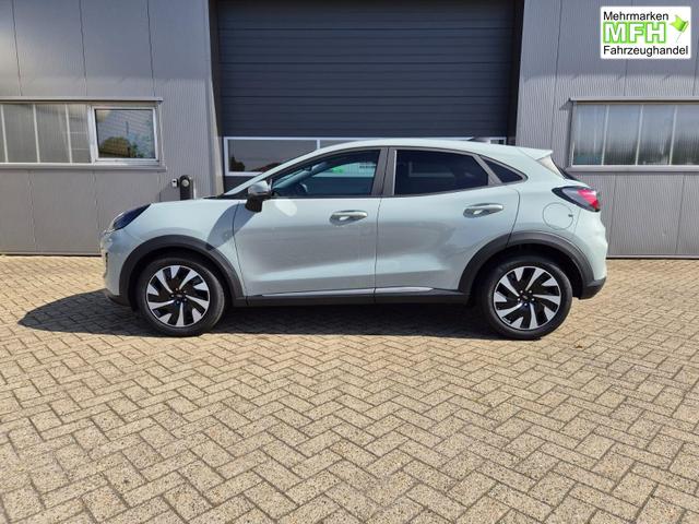 Ford Puma Titanium 1.0 Hybrid 125PS Autom. abnehm. AHK ACC 4xKamera Klimaautomatik Sitzheizung Lenkradheizung Frontscheibe beheizb. LED-Scheinwerfer SYNC4 Bluetooth Apple CarPlay Android Auto PDC v+h 