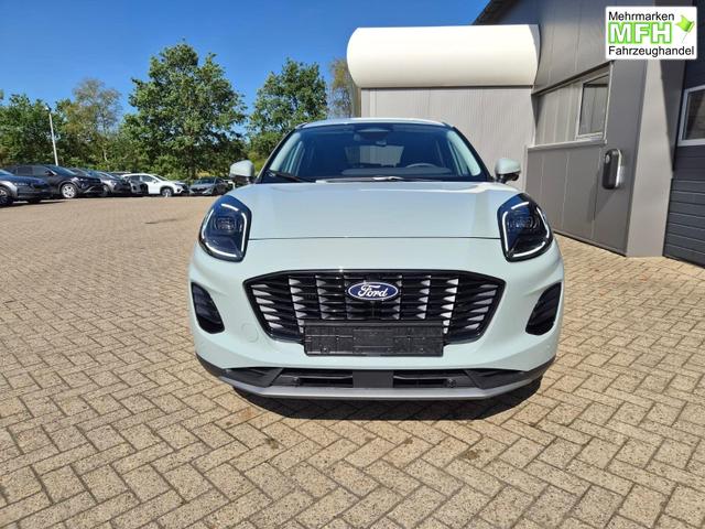 Ford Puma Titanium 1.0 Hybrid 125PS Autom. abnehm. AHK ACC 4xKamera Klimaautomatik Sitzheizung Lenkradheizung Frontscheibe beheizb. LED-Scheinwerfer SYNC4 Bluetooth Apple CarPlay Android Auto PDC v+h 