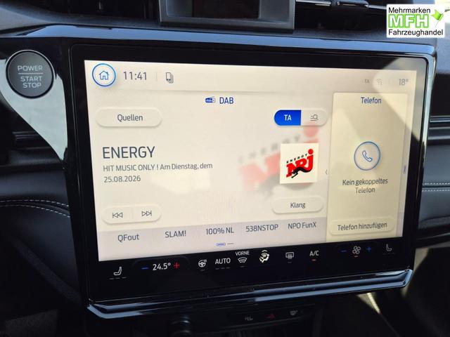 Ford Puma Titanium 1.0 Hybrid 125PS Autom. abnehm. AHK ACC 4xKamera Klimaautomatik Sitzheizung Lenkradheizung Frontscheibe beheizb. LED-Scheinwerfer SYNC4 Bluetooth Apple CarPlay Android Auto PDC v+h 