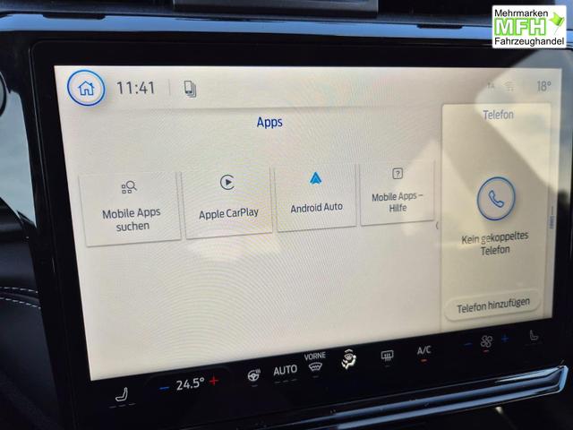 Ford Puma Titanium 1.0 Hybrid 125PS Autom. abnehm. AHK ACC 4xKamera Klimaautomatik Sitzheizung Lenkradheizung Frontscheibe beheizb. LED-Scheinwerfer SYNC4 Bluetooth Apple CarPlay Android Auto PDC v+h 