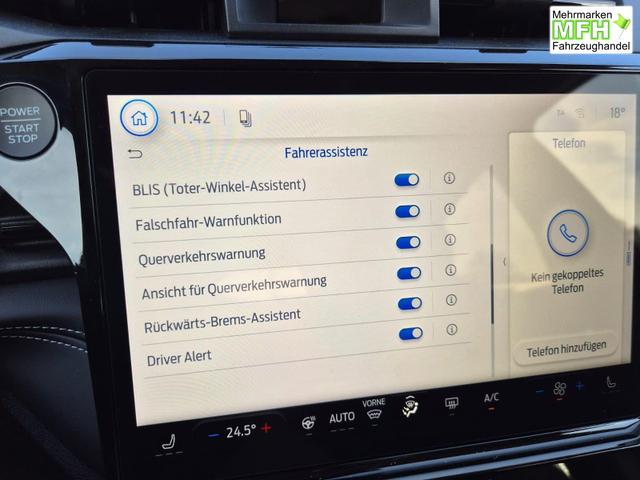 Ford Puma Titanium 1.0 Hybrid 125PS Autom. abnehm. AHK ACC 4xKamera Klimaautomatik Sitzheizung Lenkradheizung Frontscheibe beheizb. LED-Scheinwerfer SYNC4 Bluetooth Apple CarPlay Android Auto PDC v+h 