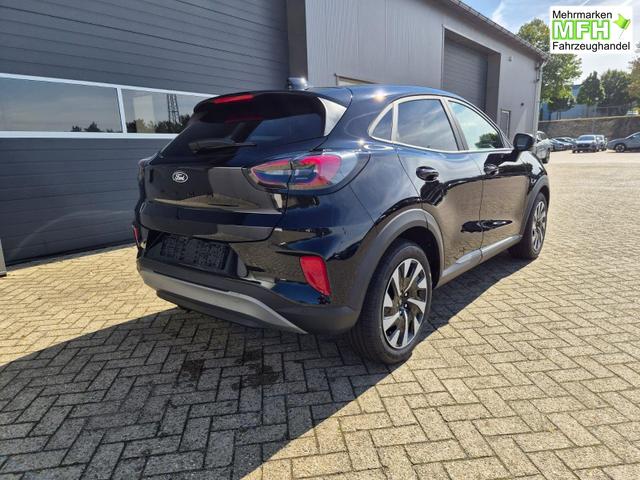 Ford Puma Titanium 1.0 Hybrid 125PS Autom. abnehm. AHK ACC 4xKamera Klimaautomatik Sitzheizung Lenkradheizung Frontscheibe beheizb. LED-Scheinwerfer SYNC4 Bluetooth Apple CarPlay Android Auto PDC v+h 