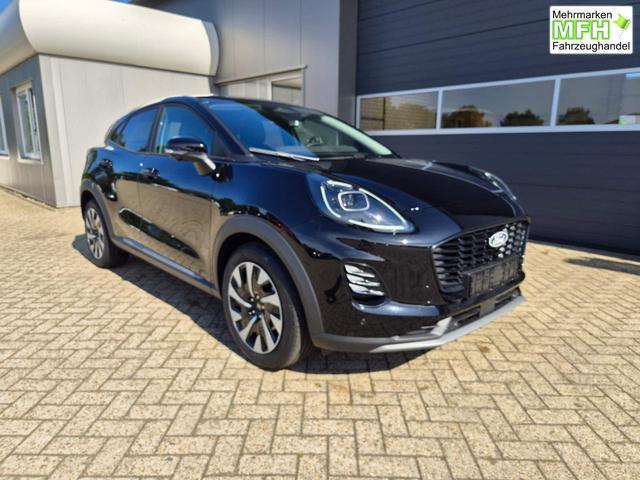 Ford Puma Titanium 1.0 Hybrid 125PS Autom. abnehm. AHK ACC 4xKamera Klimaautomatik Sitzheizung Lenkradheizung Frontscheibe beheizb. LED-Scheinwerfer SYNC4 Bluetooth Apple CarPlay Android Auto PDC v+h 