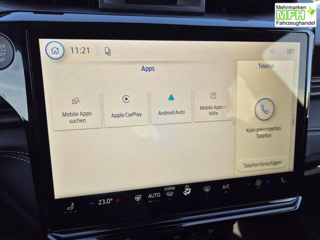 Ford Puma Titanium 1.0 Hybrid 125PS Autom. abnehm. AHK ACC 4xKamera Klimaautomatik Sitzheizung Lenkradheizung Frontscheibe beheizb. LED-Scheinwerfer SYNC4 Bluetooth Apple CarPlay Android Auto PDC v+h 
