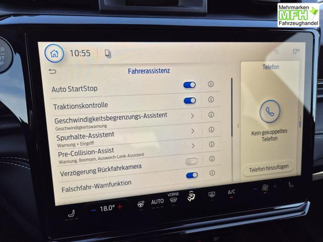 Ford Puma Titanium 1.0 Hybrid 125PS Autom. R&uuml;ckf.Kamera Klimaautomatik Sitzheizung Lenkradheizung Frontscheibe beheizb. LED-Scheinwerfer SYNC4 Bluetooth Apple CarPlay Android Auto PDC v+h 