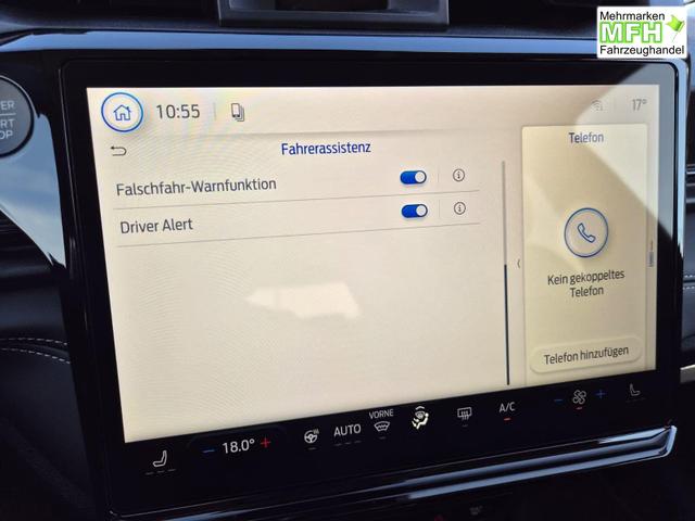Ford Puma Titanium 1.0 Hybrid 125PS Autom. R&uuml;ckf.Kamera Klimaautomatik Sitzheizung Lenkradheizung Frontscheibe beheizb. LED-Scheinwerfer SYNC4 Bluetooth Apple CarPlay Android Auto PDC v+h 