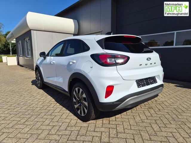 Ford Puma Titanium 1.0 Hybrid 125PS Autom. abnehm. AHK ACC 4xKamera Klimaautomatik Sitzheizung Lenkradheizung Frontscheibe beheizb. LED-Scheinwerfer SYNC4 Bluetooth Apple CarPlay Android Auto PDC v+h 