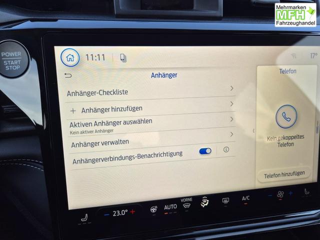 Ford Puma Titanium 1.0 Hybrid 125PS Autom. abnehm. AHK ACC 4xKamera Klimaautomatik Sitzheizung Lenkradheizung Frontscheibe beheizb. LED-Scheinwerfer SYNC4 Bluetooth Apple CarPlay Android Auto PDC v+h 