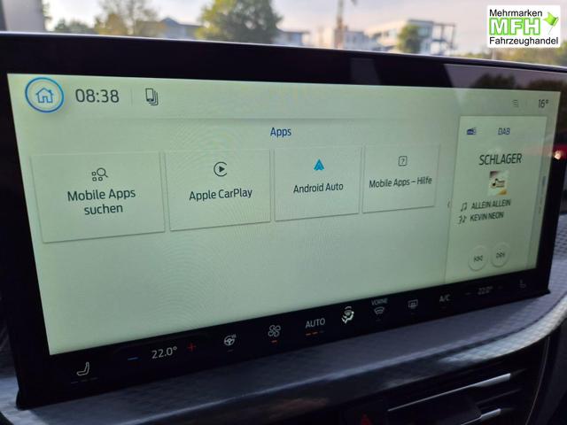 Ford Kuga Titanium 243PS PHEV Automatik Sitzheizung v+h Lenkradheizung Frontscheibe beheizb. Klimaautomatik Navi SYNC4 Apple CarPlay Android Auto Touchscreen PDC 4xKamera 2xKeyless 17"LM vollelektr. Reichweite 66KM 