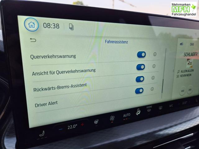 Ford Kuga Titanium 243PS PHEV Automatik Sitzheizung v+h Lenkradheizung Frontscheibe beheizb. Klimaautomatik Navi SYNC4 Apple CarPlay Android Auto Touchscreen PDC 4xKamera 2xKeyless 17"LM vollelektr. Reichweite 66KM 