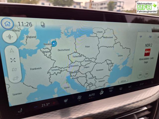 Ford Kuga Titanium 243PS PHEV Automatik Sitzheizung v+h Lenkradheizung Frontscheibe beheizb. Klimaautomatik Navi SYNC4 Apple CarPlay Android Auto Touchscreen PDC 4xKamera 2xKeyless 17"LM vollelektr. Reichweite 66KM 