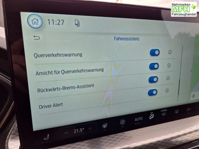 Ford Kuga Titanium 243PS PHEV Automatik Sitzheizung v+h Lenkradheizung Frontscheibe beheizb. Klimaautomatik Navi SYNC4 Apple CarPlay Android Auto Touchscreen PDC 4xKamera 2xKeyless 17"LM vollelektr. Reichweite 66KM 