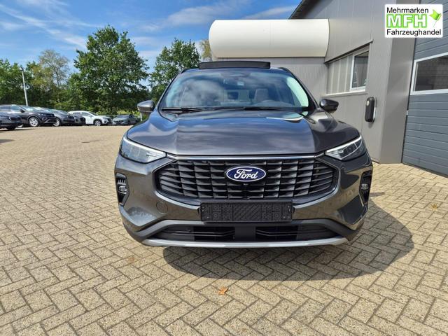 Ford Kuga Titanium 243PS PHEV Automatik elektr. PanoDach Sitzheizung v+h Lenkradheizung Frontscheibe beheizb. Klimaautomatik Navi SYNC4 Apple CarPlay Android Auto Touchscreen PDC 4xKamera 2xKeyless 17"LM vollelektr. Reichweite 66KM 