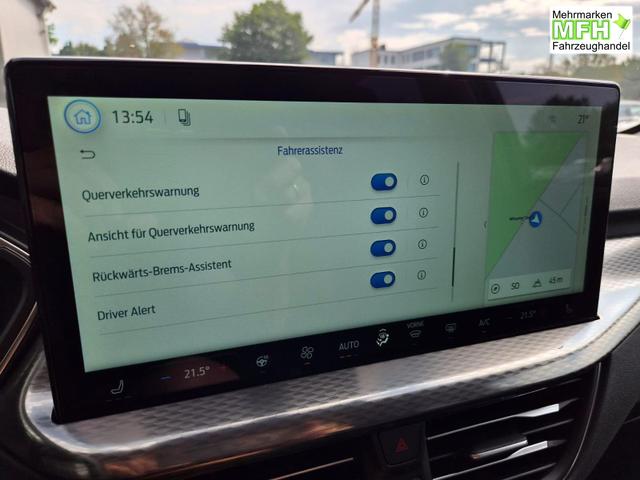 Ford Kuga Titanium 243PS PHEV Automatik elektr. PanoDach Sitzheizung v+h Lenkradheizung Frontscheibe beheizb. Klimaautomatik Navi SYNC4 Apple CarPlay Android Auto Touchscreen PDC 4xKamera 2xKeyless 17"LM vollelektr. Reichweite 66KM 