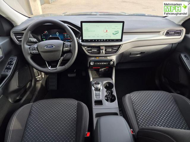 Ford Kuga Titanium 243PS PHEV Automatik schwenkb. AHK elektr. PanoDach Sitzheizung v+h Lenkradheizung Frontscheibe beheizb. Klimaautomatik Navi SYNC4 Apple CarPlay Android Auto Touchscreen PDC 4xKamera 2xKeyless 17"LM vollelektr. Reichweite 66KM 