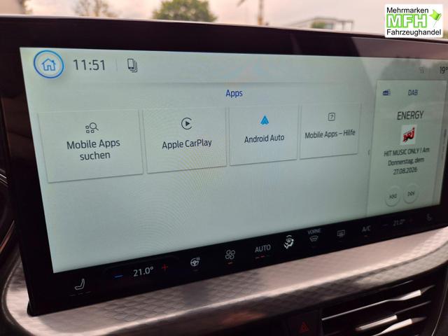 Ford Kuga Titanium 243PS PHEV Automatik schwenkb. AHK Sitzheizung v+h Lenkradheizung Frontscheibe beheizb. Klimaautomatik Navi SYNC4 Apple CarPlay Android Auto Touchscreen PDC 4xKamera 2xKeyless 17"LM vollelektr. Reichweite 66KM 