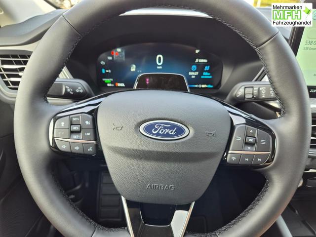 Ford Kuga Titanium 243PS PHEV Automatik schwenkb. AHK Sitzheizung v+h Lenkradheizung Frontscheibe beheizb. Klimaautomatik Navi SYNC4 Apple CarPlay Android Auto Touchscreen PDC 4xKamera 2xKeyless 17"LM vollelektr. Reichweite 66KM 