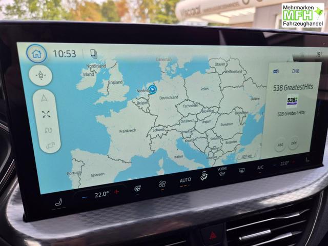 Ford Kuga Titanium 243PS PHEV Automatik schwenkb. AHK Sitzheizung v+h Lenkradheizung Frontscheibe beheizb. Klimaautomatik Navi SYNC4 Apple CarPlay Android Auto Touchscreen PDC 4xKamera 2xKeyless 17"LM vollelektr. Reichweite 66KM 