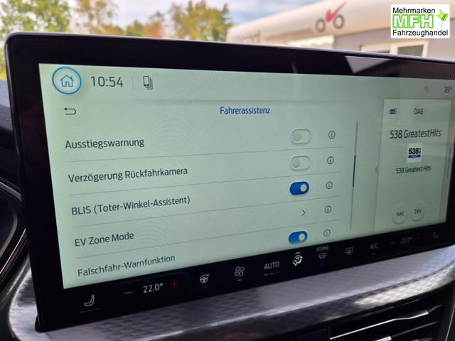 Ford Kuga Titanium 243PS PHEV Automatik schwenkb. AHK Sitzheizung v+h Lenkradheizung Frontscheibe beheizb. Klimaautomatik Navi SYNC4 Apple CarPlay Android Auto Touchscreen PDC 4xKamera 2xKeyless 17"LM vollelektr. Reichweite 66KM 